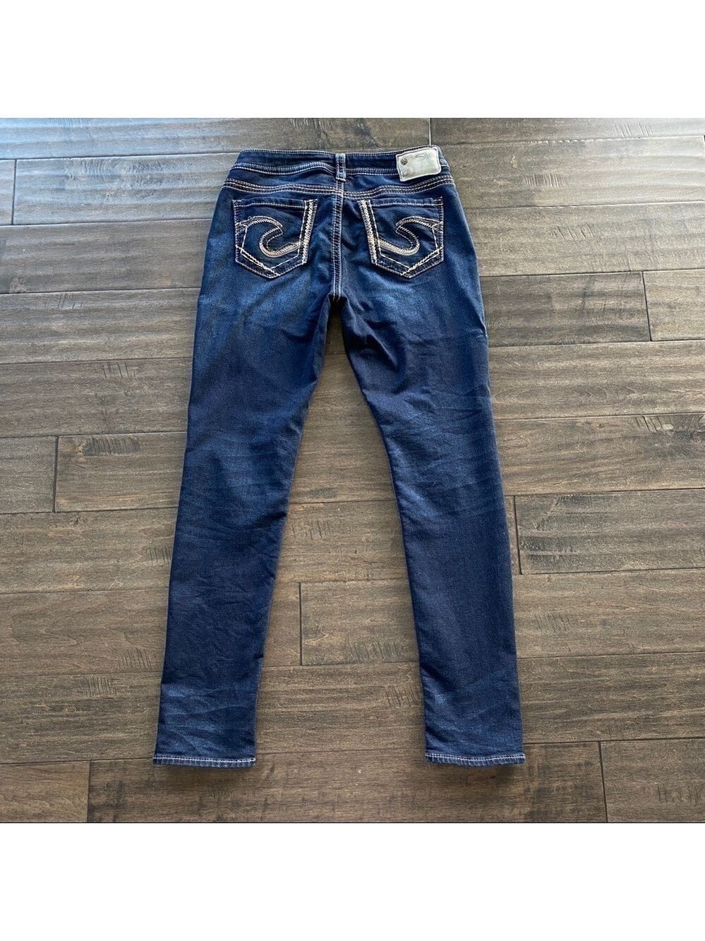 SILVER Suki Mid Pencil Skinny Joga Jeans 29 X 31
